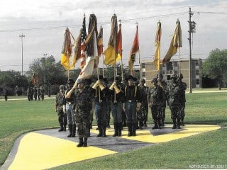1CD Webster CSM 1CD Patch Ceremony 1997
