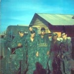 Team 54 Sept 1970. From left: Sgt. Ulysses Jupiter, Andrew Allen, Gary Lorenz, Skip Thessin and James "PeeWee" Barrett.