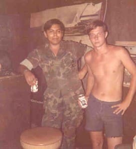 Robert Roy and Arthur Pryor in the Ranger Inn at Bien Hoa